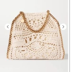 Stella Mccartney falabella mini crocheted bag